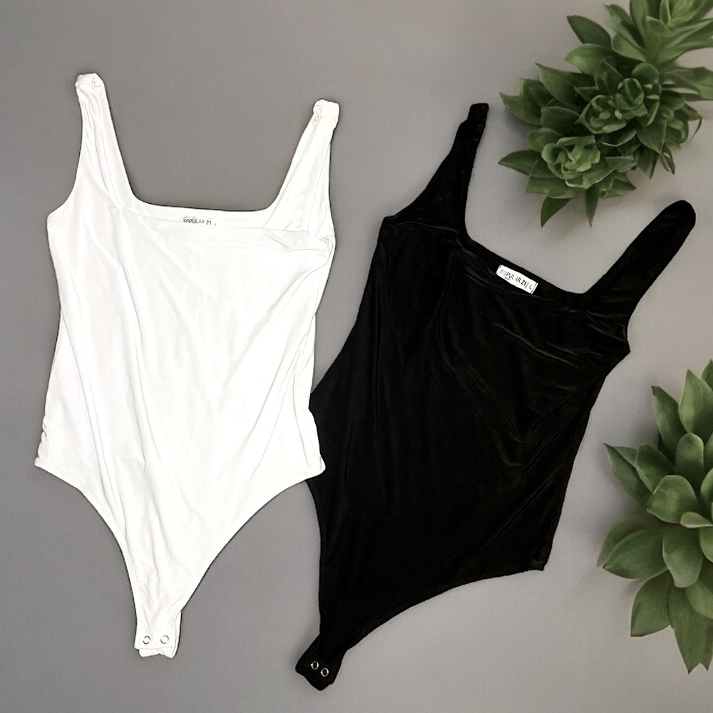 2 pack of silky bodysuits
